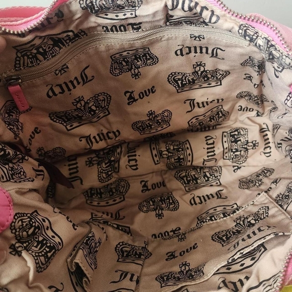 Juicy Couture Pink Quilted Shoulder Bag - Picture 4 of 8